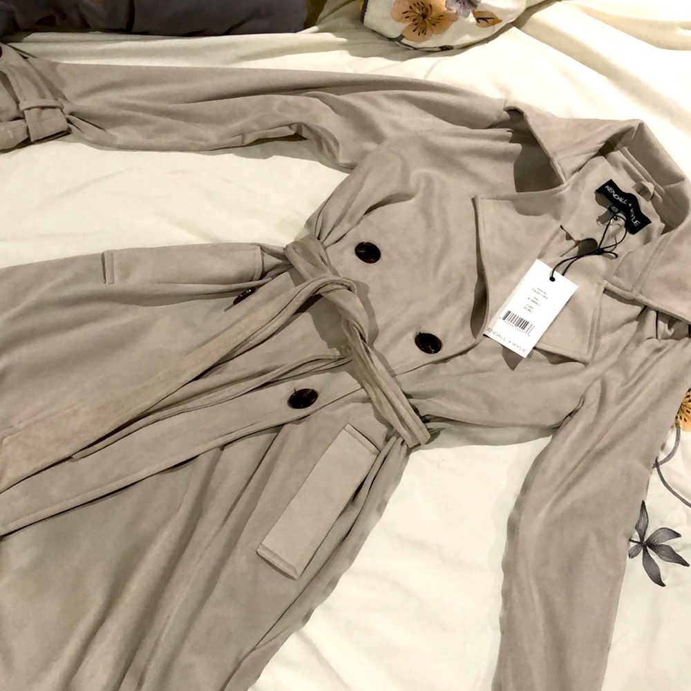 Kendall + Kylie Trench style Dress / Cover up